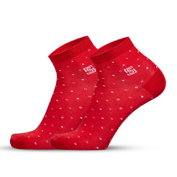 Specticals Charm Men Ankle Socks- Red (1 Pair)