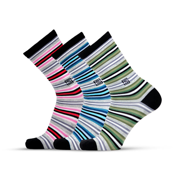 Colorwave Men Ankle Socks- 3 Pair Combo