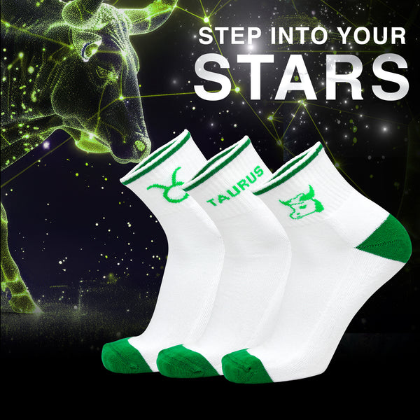 Taurus Zodiac Men Ankle Socks - (3 Pair Combo)